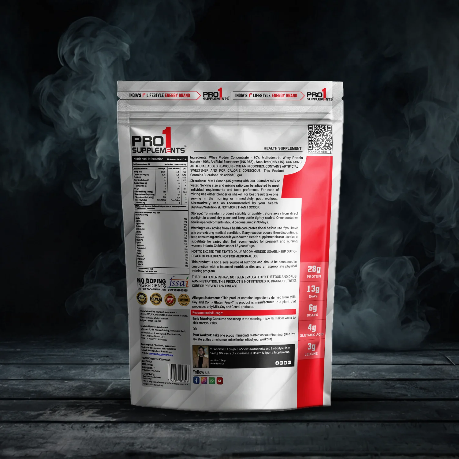 Pro Isolate – Cream & Cookies 1lbs - Image 2