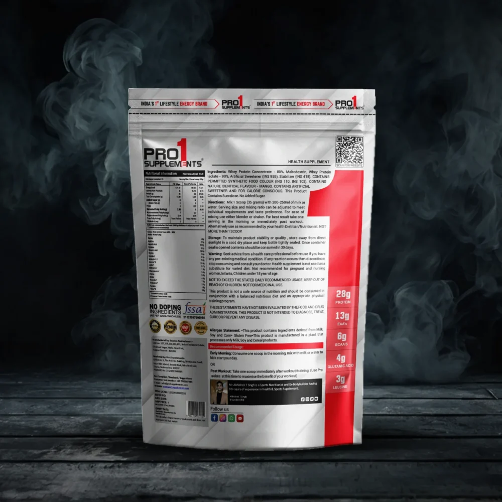 Pro1 Supplements - Pro Isolate - mango